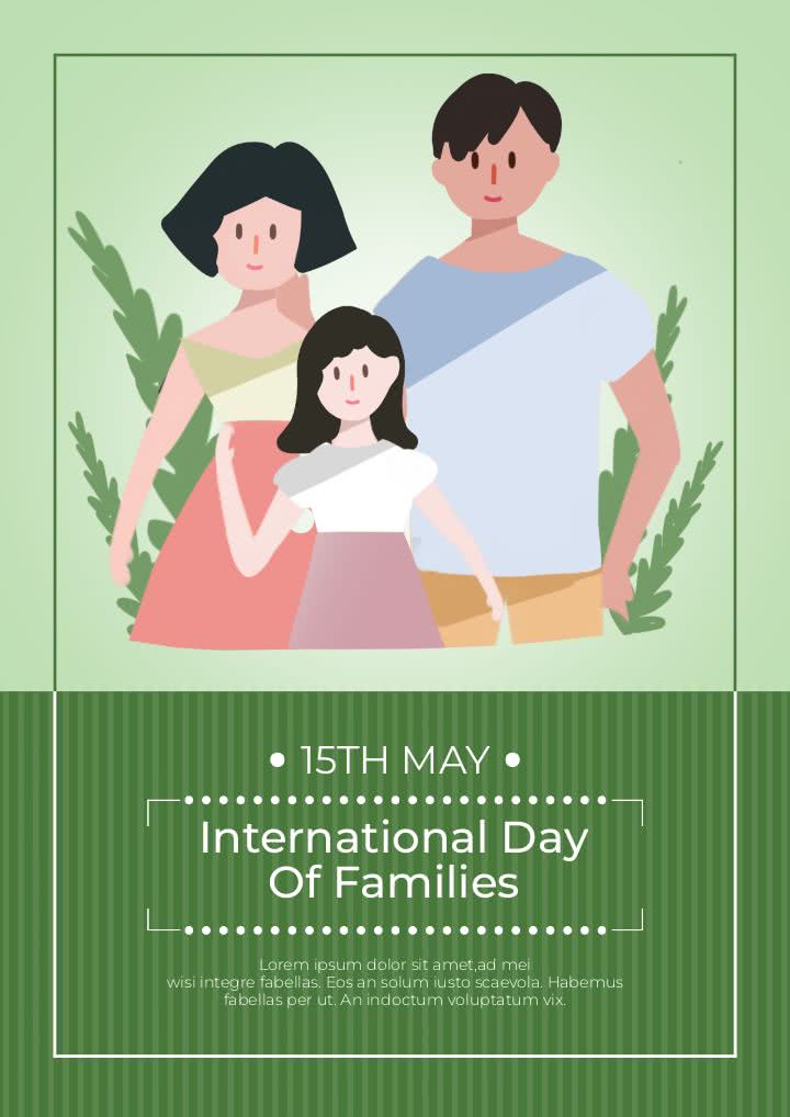celebrating international family day surrounded by lush greenery