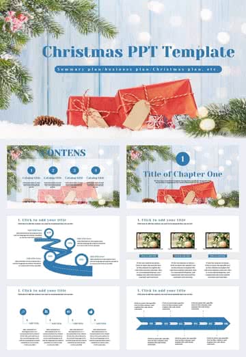 christmas ppt template