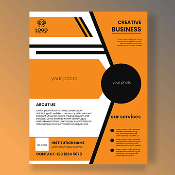 flyer design for commercial vector Template
