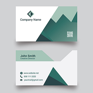 professional unique modern new business card design vector Template