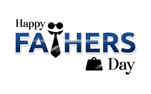 font effect lettering happy fathers day blue black color with tie and glasses vector, Fathers, Father Day, Father PNG and Vector
