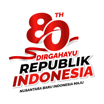 greeting card of indonesian independence 2025 with logo hut ri 80 vector, 2025 Independence Day Logo, Hut Ri 80, Indonesian Independence 2025 PNG and Vector