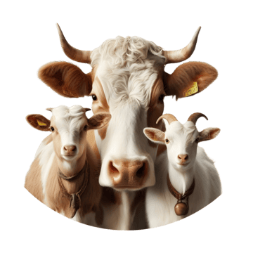 hd logo of eid al adha sacrificial cow and goat photos without background, Sacrificial Cows And Goats, Cow And Goat Vector, Qurbani Logo PNG Image and Clipart