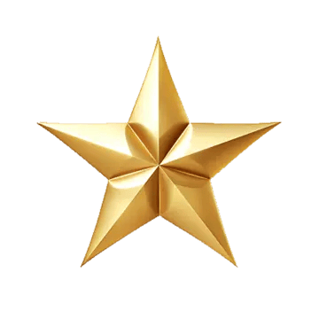 realistic christmas background and a golden star white 3d star golden png, 3d, Star, Golden PNG Image and Clipart